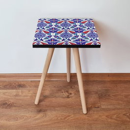 Hanah Home Mesa auxiliar Shp224 - Navy Blue